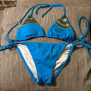 Victoria's Secret Turquoise Swimwear Sz Small
